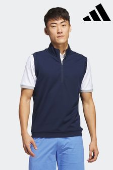 Bleumarin - Adidas Golf Elevated 1/4-zip Pullover Vest (543829) | 328 LEI