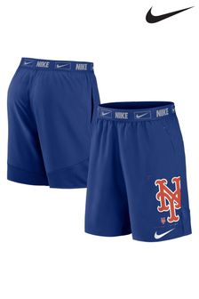 Pantaloni scurți țesuți cu model îndrăzneț Nike New York Mets Express (544571) | 209 LEI