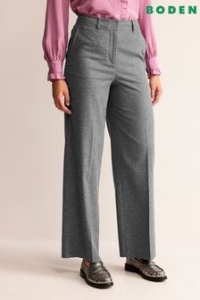 Grey - Boden Westbourne Wool Trousers (544572) | kr2 290