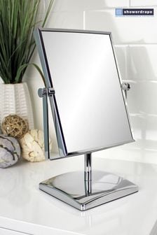 Showerdrape Chrome Vanity Mirror Rectangular 3x Magnification Teris