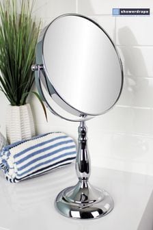 Showerdrape Chrome Vanity Mirror Round 7x Magnification Reversable Vidos (545356) | NT$1,870
