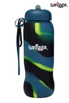 Smiggle Grey Vivid Silicone Roll Up Drink Bottle 630ml (545583) | OMR8