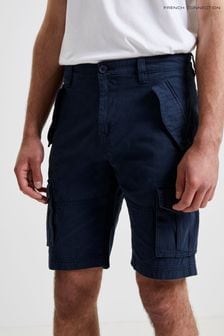 French Connection Blue Ripstop Cargo Shorts (545620) | $69