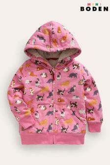 Boden Pink Shaggy-Lined Hoodie (546027) | HK$350 - HK$401