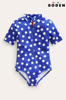 Boden Blue Short Sleeved Swimsuit (546390) | HK$236 - HK$278