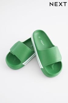 綠色 - 條紋運動拖鞋 (547029) | NT$440 - NT$580