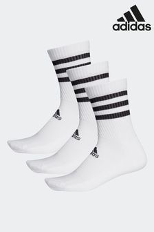 Adidas Kinder Crew Socken mit 3 Streifen, Dreierpack (547137) | 17 €