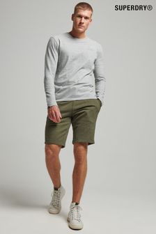 Naturfarben - Superdry Jersey-Shorts mit Vintage-Logostickerei (547299) | 61 €