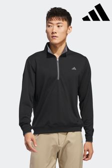 أسود - Adidas Golf Lightweight Half Zip Top (547441) | 222 د.إ