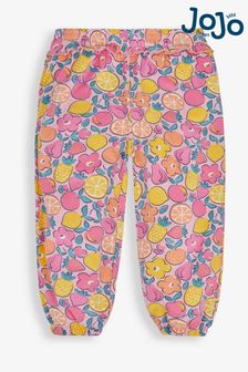 JoJo Maman Bébé Pink Summer Fruit Print Trousers (547645) | €11.50