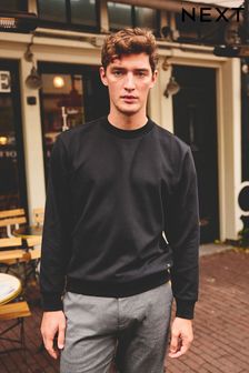 Schwarz - Premium-Sweatshirt mit Rundhalsausschnitt (548080) | 42 €