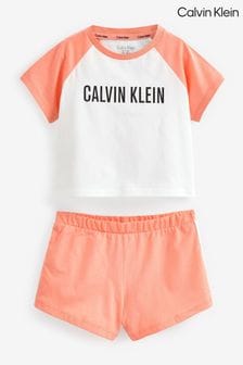 Różowa dziewczęca piżama Calvin Klein Intense Power z dzianiny (548164) | 157 zł
