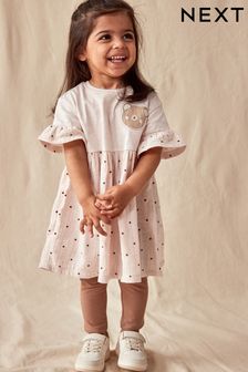Relaxed Day Dress and Leggings Set (3mths-7yrs)