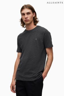 AllSaints Grey Marl Brace Crew T-Shirt (549355) | kr584