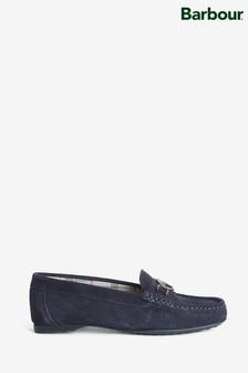 أزرق داكن - حذاء سهل الارتداء من الشمواه Anika من Barbour® (549442) | 740 ر.ق