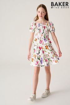 Baker by Ted Baker Floral Shirred Top and Skirt Set