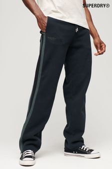 Superdry Black Essential Straight Trousers (549858) | $94