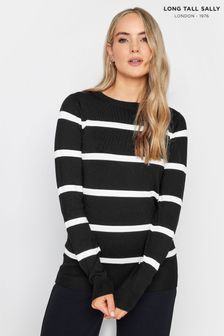 Črna - Črtast pulover Long Tall Sally (549972) | €15