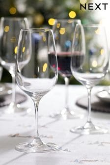 Clear Nova Crystal Glassware Set of 4 Red Wine Glasses (550400) | €20