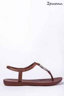 Ipanema Sandalen mit Zehensteg und Verzierung, Braun (550476) | 24 €