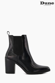 Dune London Promising Chelsea Western Black Ankle Boots (550874) | 214 €