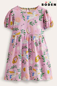 Boden Pink Puff Sleeve Dress (551087) | $39 - $43