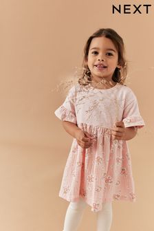 Pink Relaxed Day Dress and Leggings Set (3mths-7yrs) (551183) | 78 SAR - 101 SAR