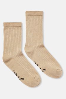 Joules Freya Gold Glitter Ankle Socks (551710) | SGD 15