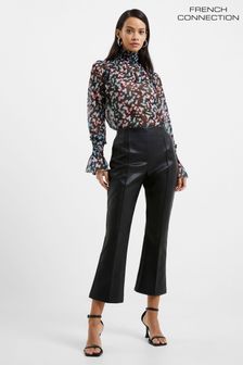 French Connection Claudia PU Stretch Trousers