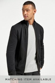 黑色 - 拉鍊高領衫 - 單面布上衣 (551752) | NT$1,150