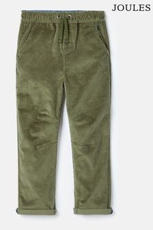 Khaki - Joules Louis Elasticated Waist Corduroy Trousers (551905) | kr490 - kr600
