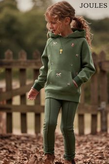 Girls Hoodies Green Hooded Next USA