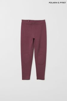Polarn O Pyret Red Merino and Cotton Leggings (553055) | AED77