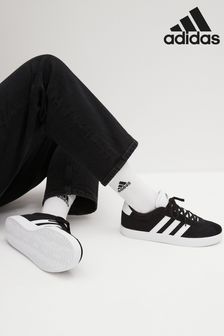 أسود - Adidas Junior Sportswear Vl Court Trainers (553059) | 173 ر.ق