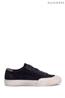 AllSaints Black Rigg Ramskull Lace-Up Canvas Shoes (553834) | 132 €