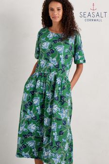 Seasalt Cornwall Green Petite Brouse Dress (554066) | $137