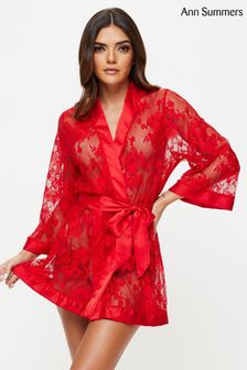 Ann Summers Red The Dark Hours Robe Dressing Gown (555035) | 223 SAR