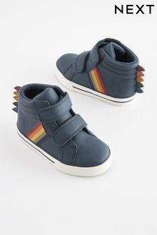 Темно-синий с шипами - Ботинки на теплой подкладке и липучке (555042) | €20 - €23