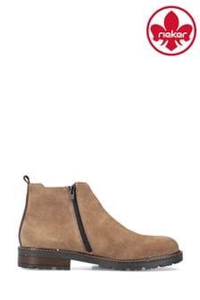 Rieker Mens Zipper Brown Boots (555285) | Kč3,250