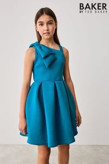 Baker by Ted Baker Bow Detail Embossed Scuba Dress (555635) | $69 - $77