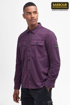 Men s Barbour International Red Shacket Plain Underarmour Next