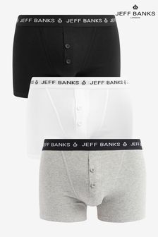Jeff Banks Multi Classic Button Fly Boxers 3 PK (556258) | €20