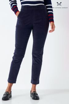 Красные фактурные хлопковые брюки классического кроя в деловом стиле Crew Clothing Company (556279) | €41