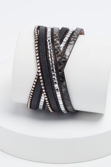 Studded Multi Layer Wrap Bracelet