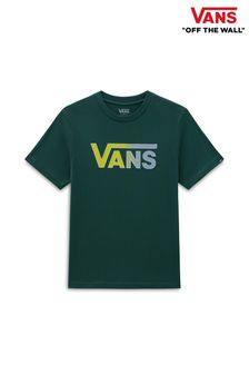 Зеленый - Классическая футболка для мальчиков с логотипом Vans (556592) | €32