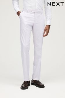 Lilac Purple Slim Fit Motionflex Stretch Suit: Trousers (556716) | $62