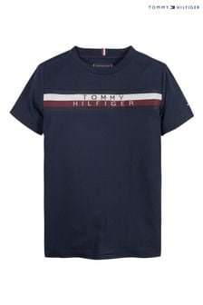 Tommy Hilfiger Blue Global Stripe T-Shirt (556973) | DKK244 - DKK272