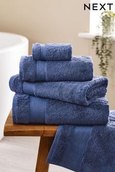 True Blue Egyptian Cotton Towel (557162) | AED18 - AED89