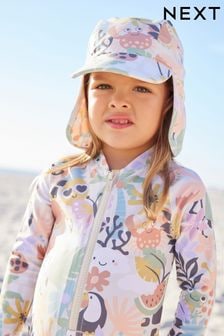 Orange Scandi Animals Swim Legionnaire Hat (3mths-10yrs) (557770) | $13 - $16