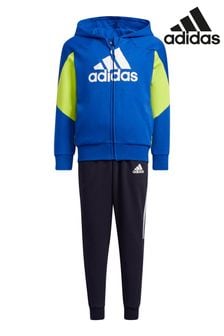 adidas Blue Sportswear Brand Icons Boys Tracksuit (558622) | DKK422